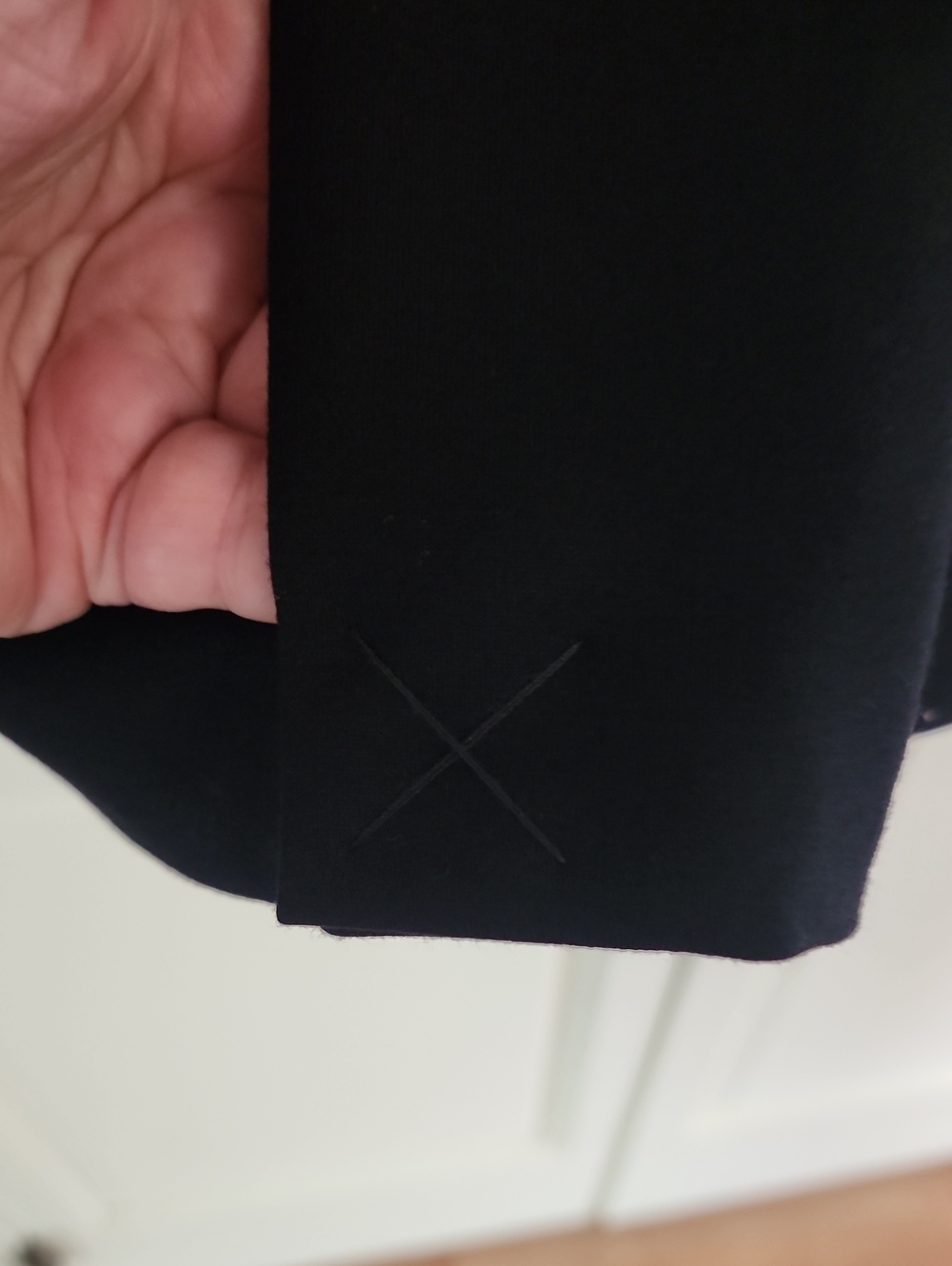 Chico's Black Long Blazer with Gold Embellished Cuffs - Picture 7 of 10